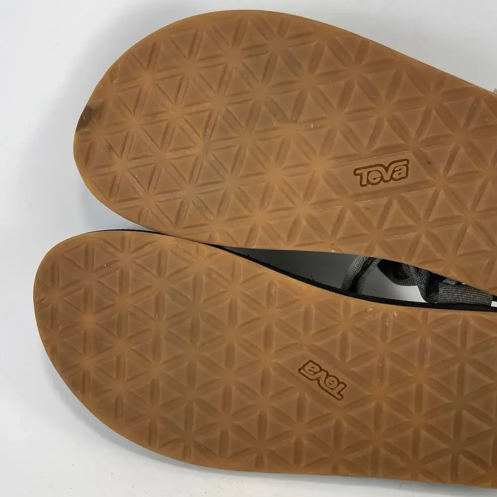 Teva Original Universal Mens Size 9 Beach Gray Strappy Sport Sandal Hiking